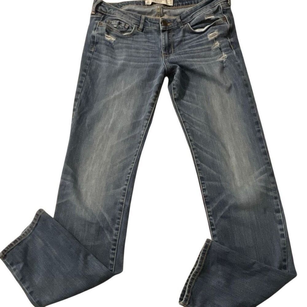 Ambercrombie & Fitch Women’s Distressed/Shaded SL Jeans